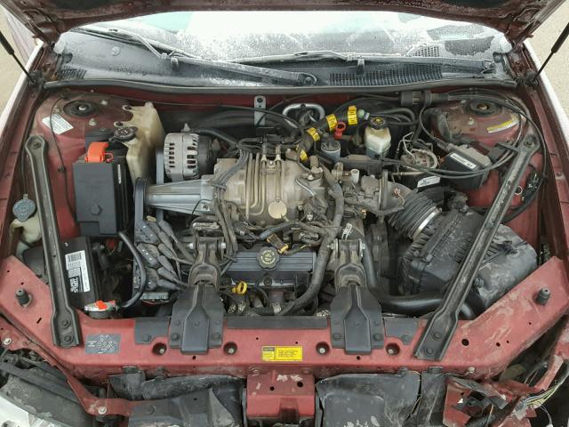 1G2WR1210YF182498 - 2000 PONTIAC GRAND PRIX MAROON photo 7