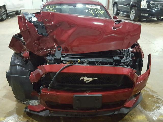 1FA6P8CF9H5209746 - 2017 FORD MUSTANG GT RED photo 9