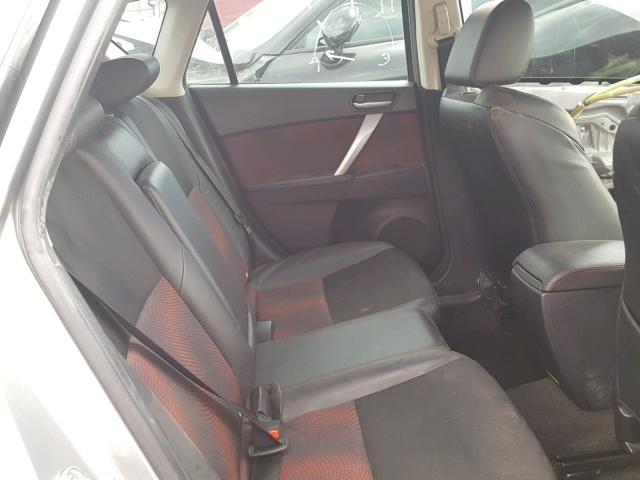 JM1BL1L38D1826381 - 2013 MAZDA SPEED 3 SILVER photo 6