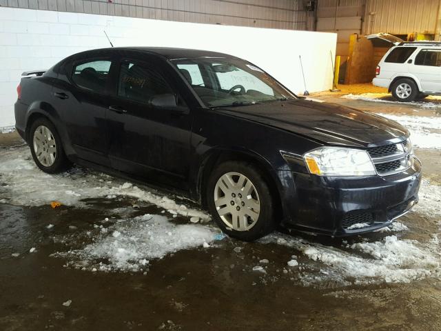 1B3BD4FB7BN509541 - 2011 DODGE AVENGER EX BLACK photo 1