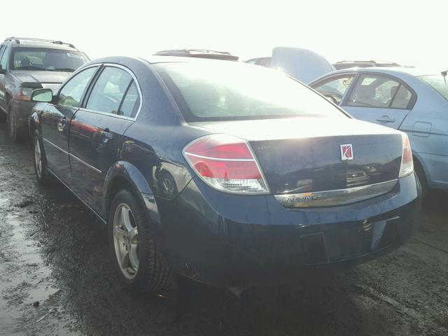 1G8ZS57B68F234233 - 2008 SATURN AURA XE BLUE photo 3