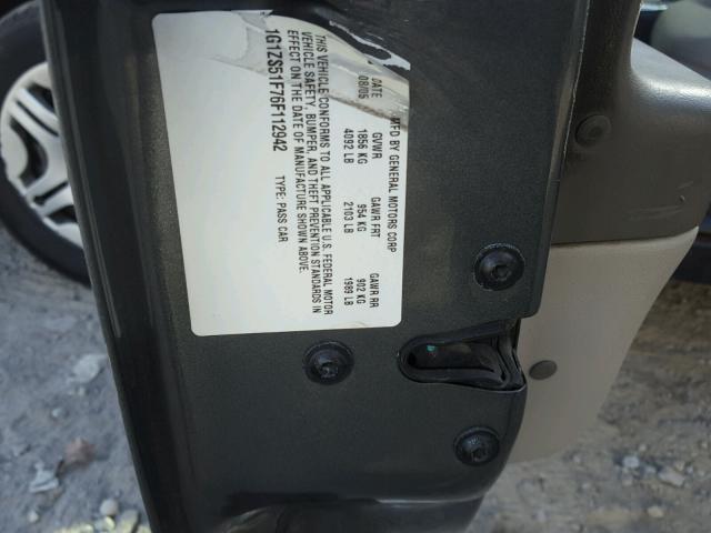 1G1ZS51F76F112942 - 2006 CHEVROLET MALIBU LS 灰色 照片 10