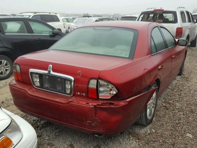 1LNHM87A23Y686192 - 2003 LINCOLN LS RED photo 4