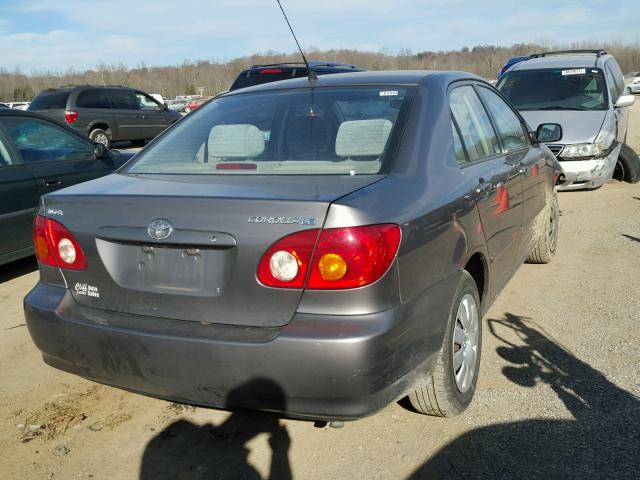 1NXBR38E53Z097446 - 2003 TOYOTA COROLLA CE GRAY photo 4