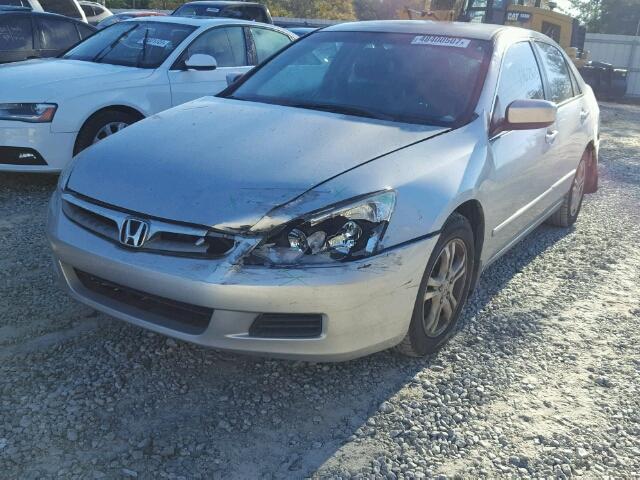 1HGCM56396A019182 - 2006 HONDA ACCORD SE SILVER photo 2