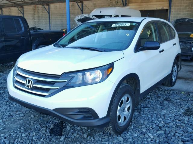 5J6RM4H34EL117016 - 2014 HONDA CR-V LX WHITE photo 2