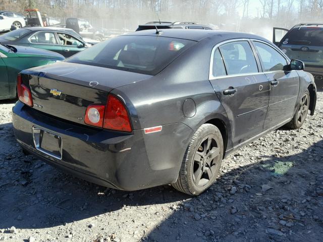 1G1ZH57B294140778 - 2009 CHEVROLET MALIBU 1LT BLACK photo 4