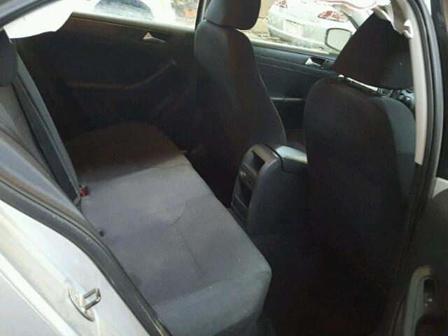 3VW2K7AJ7EM218201 - 2014 VOLKSWAGEN JETTA BASE SILVER photo 6