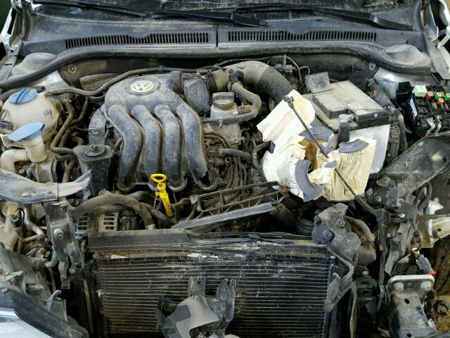 3VW2K7AJ7EM218201 - 2014 VOLKSWAGEN JETTA BASE SILVER photo 7