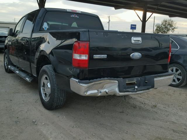 1FTRW12W76KC46943 - 2006 FORD F150 SUPER BLACK photo 3