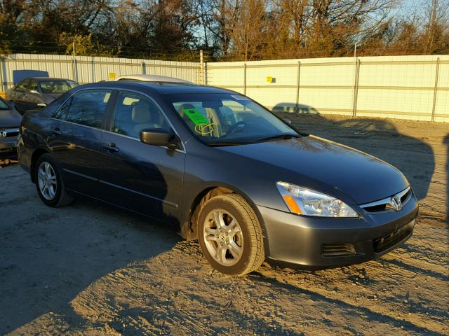 1HGCM56827A137443 - 2007 HONDA ACCORD EX GRAY photo 1