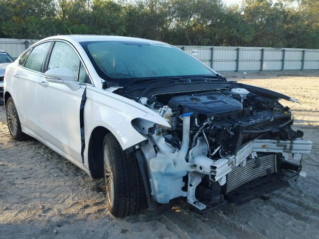 3FA6P0K98ER382213 - 2014 FORD FUSION TIT WHITE photo 1