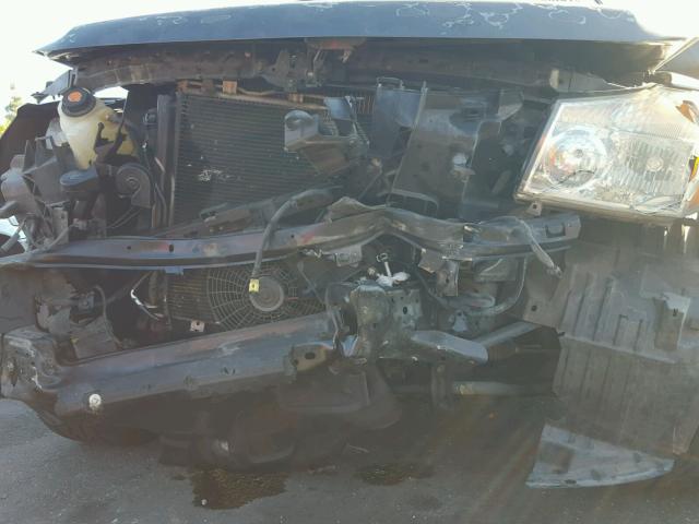 1N6AA07A96N560317 - 2006 NISSAN TITAN XE CHARCOAL photo 9