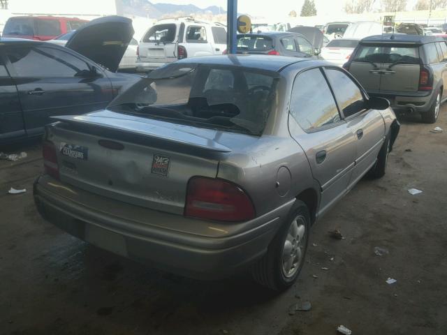 1B3ES47Y8WD627048 - 1998 DODGE NEON HIGHL BEIGE photo 4