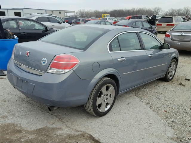 1G8ZV57718F149769 - 2008 SATURN AURA XR GRAY photo 4