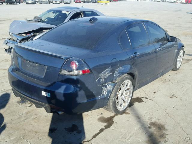 6G2EC57Y29L173253 - 2009 PONTIAC G8 GT BLUE photo 4