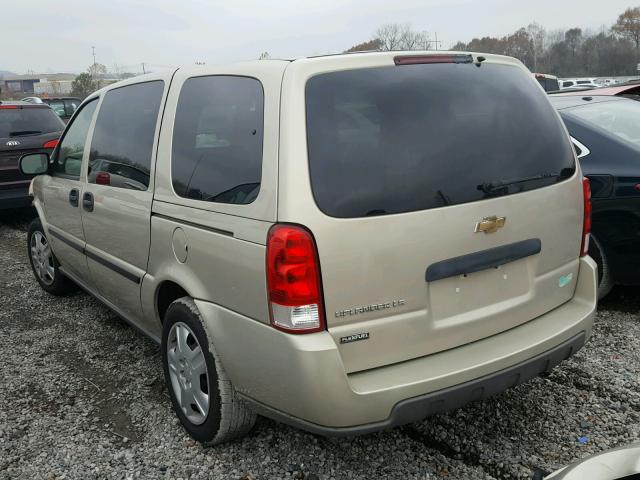 1GNDV23W97D190423 - 2007 CHEVROLET UPLANDER L BEIGE photo 3