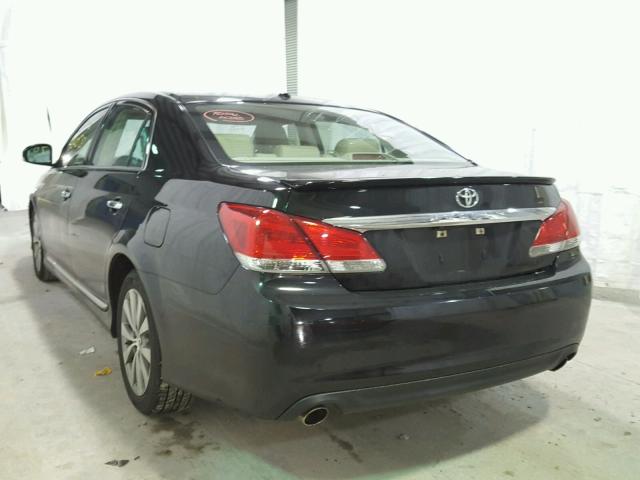 4T1BK3DB3BU439457 - 2011 TOYOTA AVALON BAS BLACK photo 3