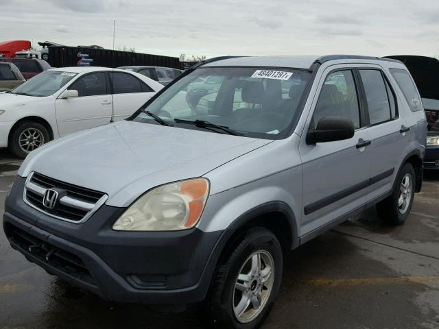 SHSRD684X2U002289 - 2002 HONDA CR-V LX SILVER photo 2