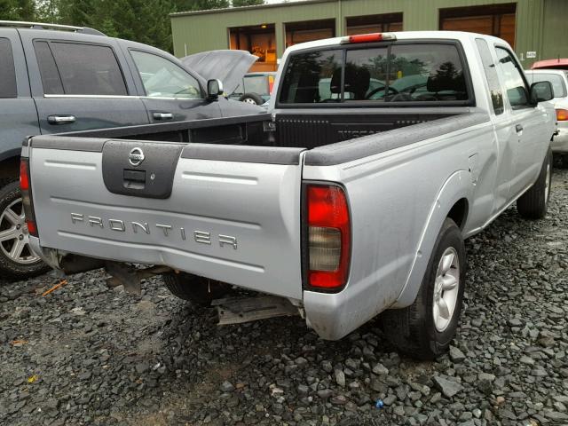 1N6DD26T03C466885 - 2003 NISSAN FRONTIER K SILVER photo 4