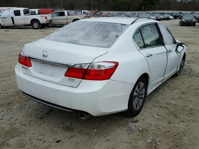 1HGCR2F39DA218682 - 2013 HONDA ACCORD LX WHITE photo 4