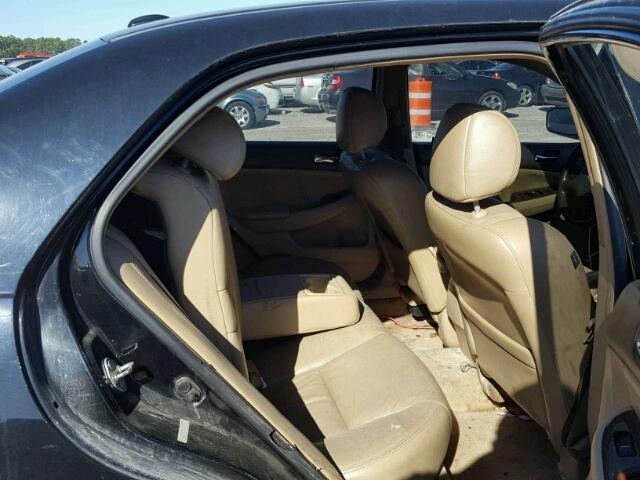 1HGCM66597A030613 - 2007 HONDA ACCORD EX BLACK photo 6