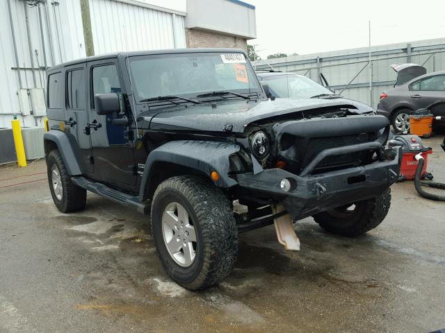 1J4HA3H19BL574932 - 2011 JEEP WRANGLER U BLACK photo 1