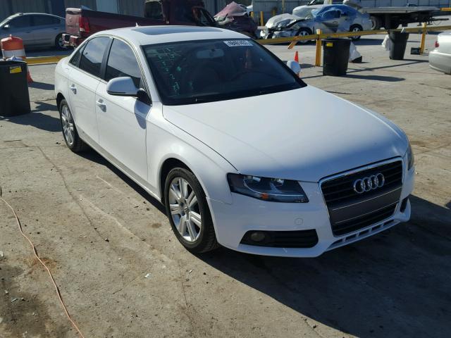 WAUJF78K19N053577 - 2009 AUDI A4 PREMIUM WHITE photo 1