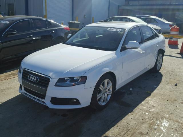 WAUJF78K19N053577 - 2009 AUDI A4 PREMIUM WHITE photo 2