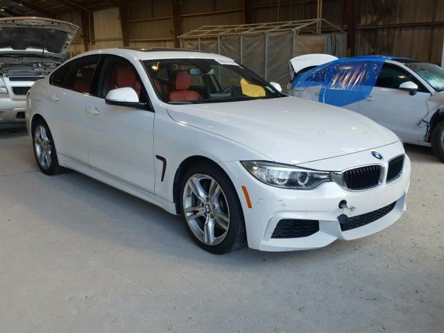 WBA4B1C57FD955661 - 2015 BMW 435 I WHITE photo 1