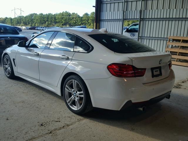 WBA4B1C57FD955661 - 2015 BMW 435 I WHITE photo 3