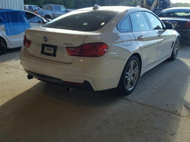 WBA4B1C57FD955661 - 2015 BMW 435 I WHITE photo 4