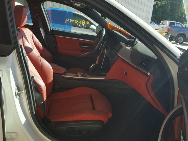 WBA4B1C57FD955661 - 2015 BMW 435 I WHITE photo 5