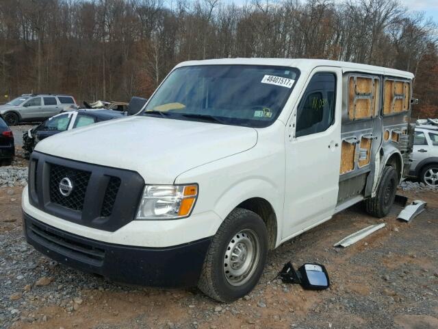 1N6BF0KX4EN101325 - 2014 NISSAN NV 1500 WHITE photo 2