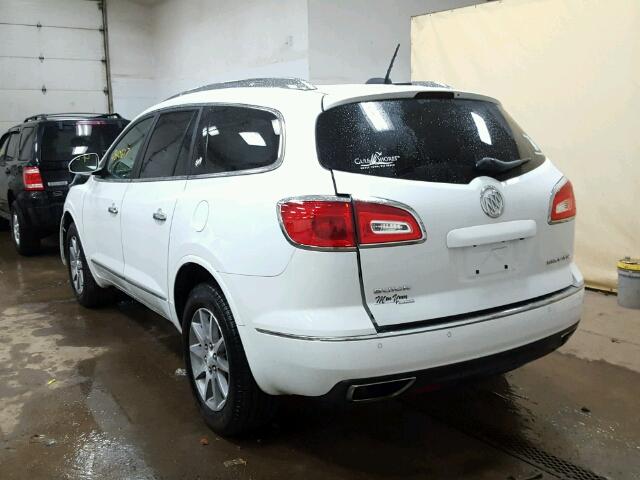 5GAKRBKDXHJ140381 - 2017 BUICK ENCLAVE WHITE photo 3