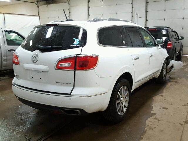 5GAKRBKDXHJ140381 - 2017 BUICK ENCLAVE WHITE photo 4