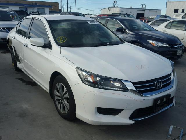 1HGCR2F33FA176299 - 2015 HONDA ACCORD LX WHITE photo 1