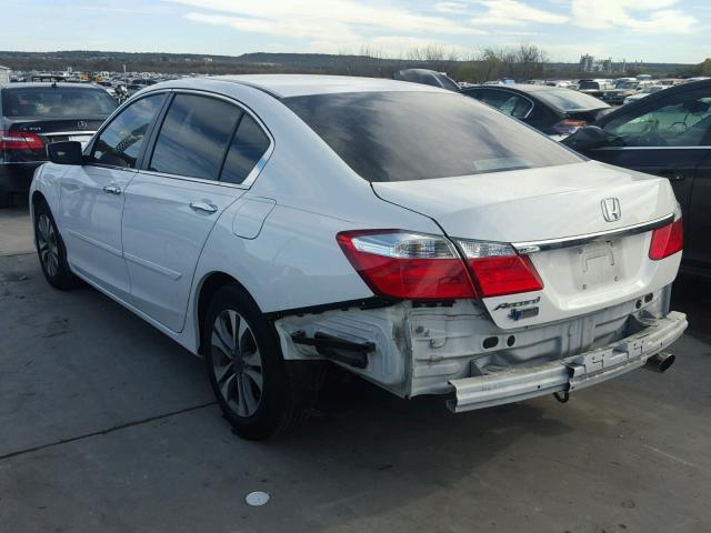 1HGCR2F33FA176299 - 2015 HONDA ACCORD LX WHITE photo 3