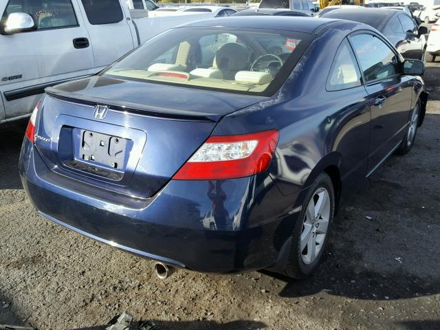 2HGFG128X6H562315 - 2006 HONDA CIVIC EX BLUE photo 4