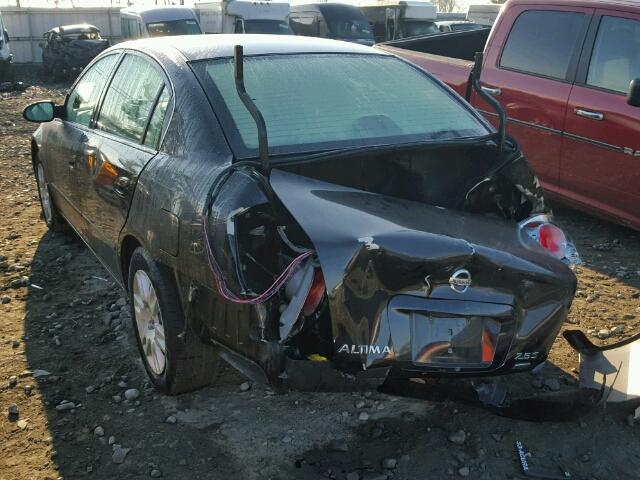 1N4AL11D16N441088 - 2006 NISSAN ALTIMA S BLACK photo 3