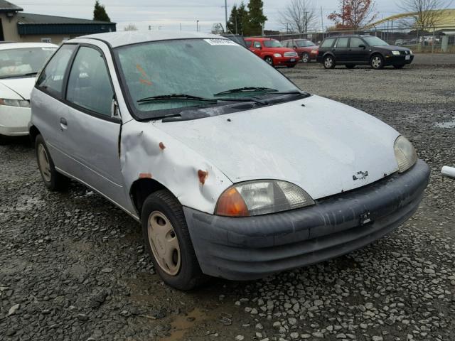 2C1MR2261Y6700517 - 2000 CHEVROLET METRO GRAY photo 1