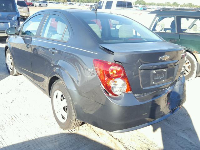 1G1JB5SH0D4168419 - 2013 CHEVROLET SONIC LS GRAY photo 3