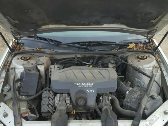 2G2WP522X41330082 - 2004 PONTIAC GRAND PRIX SILVER photo 7