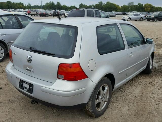 WVWBA21J2YW428086 - 2000 VOLKSWAGEN GOLF GL SILVER photo 4