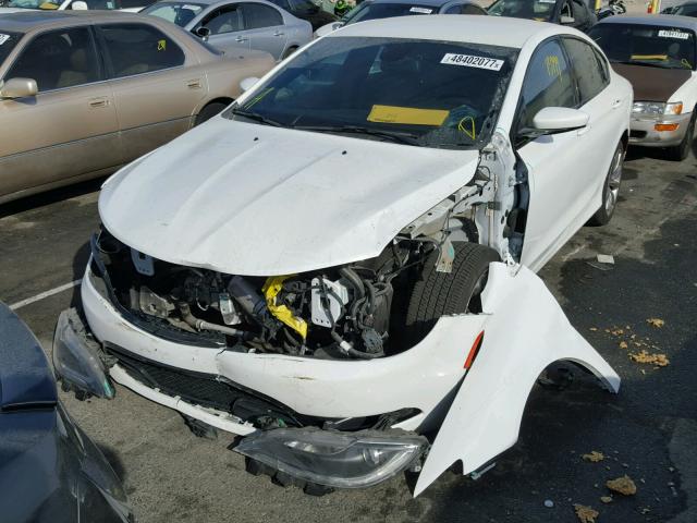 1C3CCCBB3FN621964 - 2015 CHRYSLER 200 S WHITE photo 2