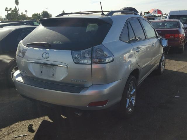 JTJHA31U250079565 - 2005 LEXUS RX 330 SILVER photo 4