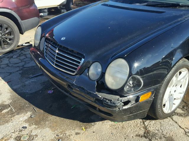 WDBJF65J2YB146387 - 2000 MERCEDES-BENZ E 320 BLACK photo 9