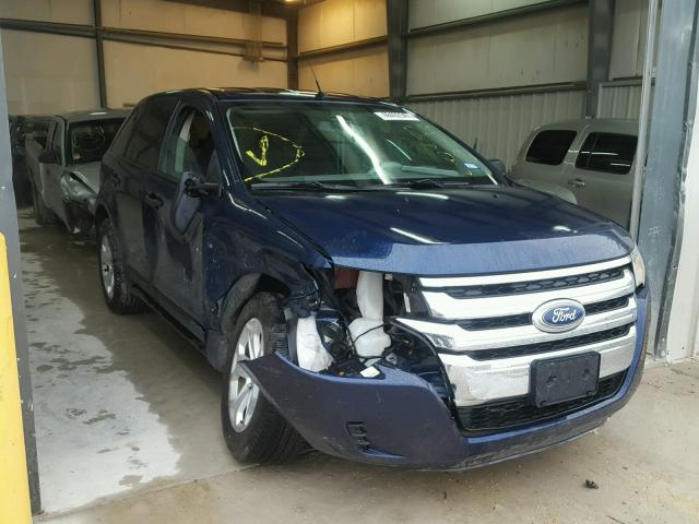 2FMDK3G92CBA38006 - 2012 FORD EDGE SE BLUE photo 1