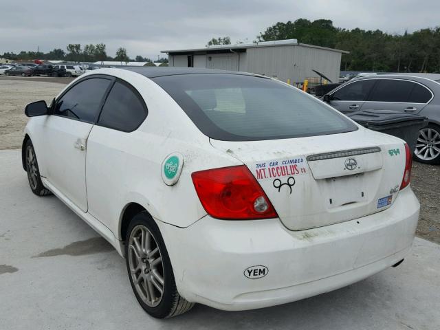 JTKDE177560076262 - 2006 TOYOTA SCION TC 白色 照片 3