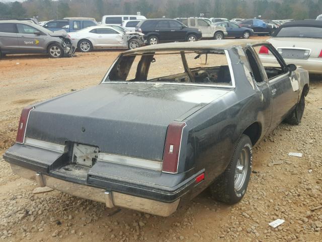 1G3GK47Y2FR341884 - 1985 OLDSMOBILE CUTLASS SA BLACK photo 4